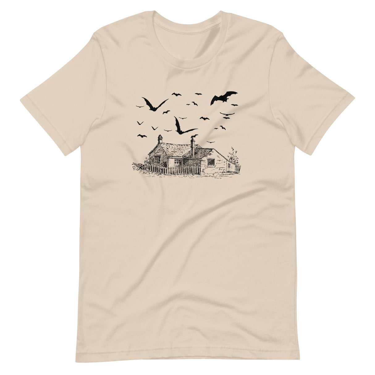 Haunted Cabin With Bats Shirt