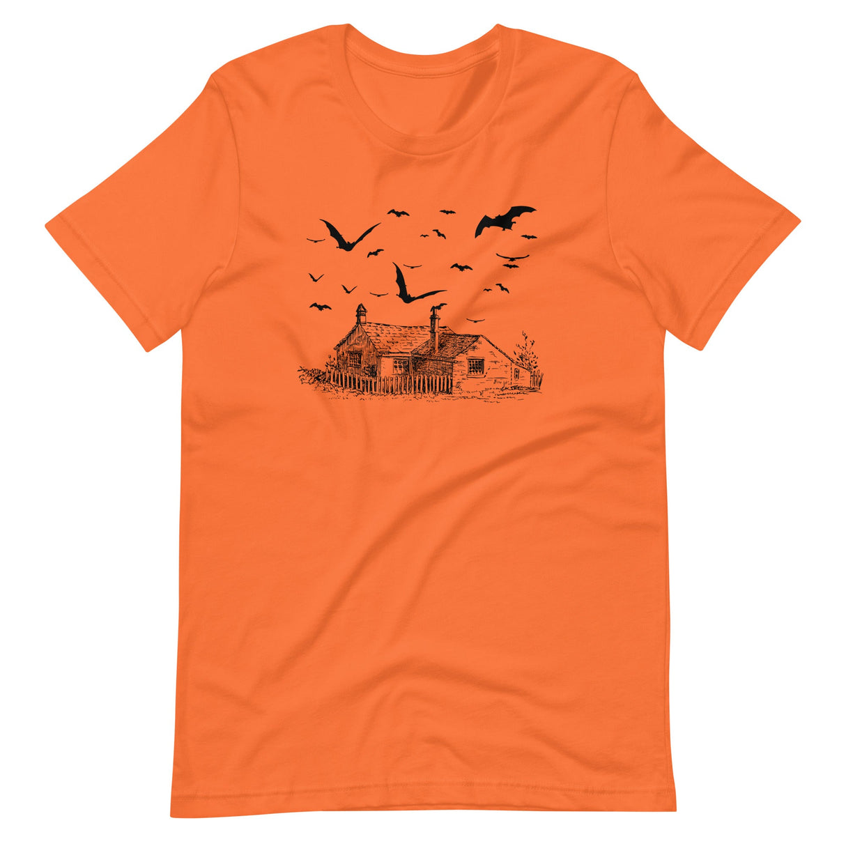 Haunted Cabin With Bats Shirt