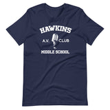 Hawkins Middle AV Club Shirt