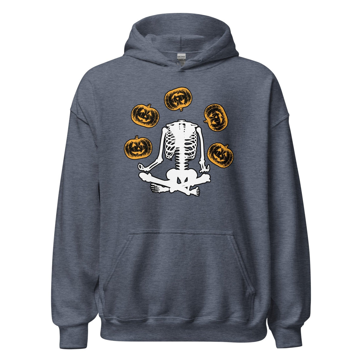 Headless Skeleton Juggling Pumpkins Hoodie