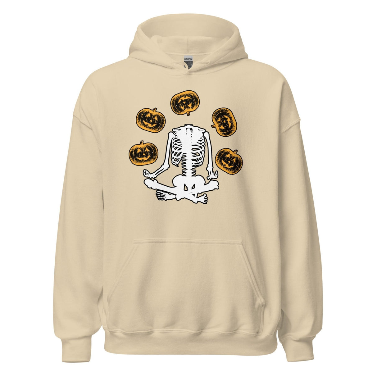 Headless Skeleton Juggling Pumpkins Hoodie