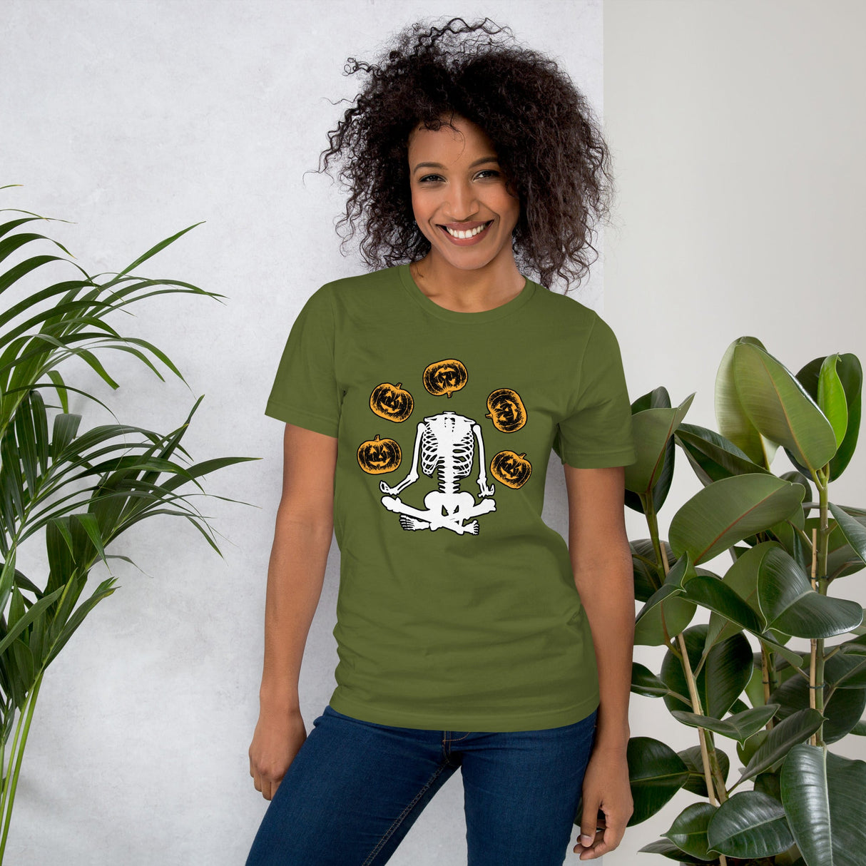 Headless Skeleton Juggling Pumpkins Shirt