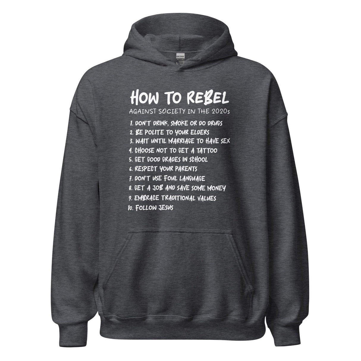 How To Rebel Against Society in The 2020s Hoodie