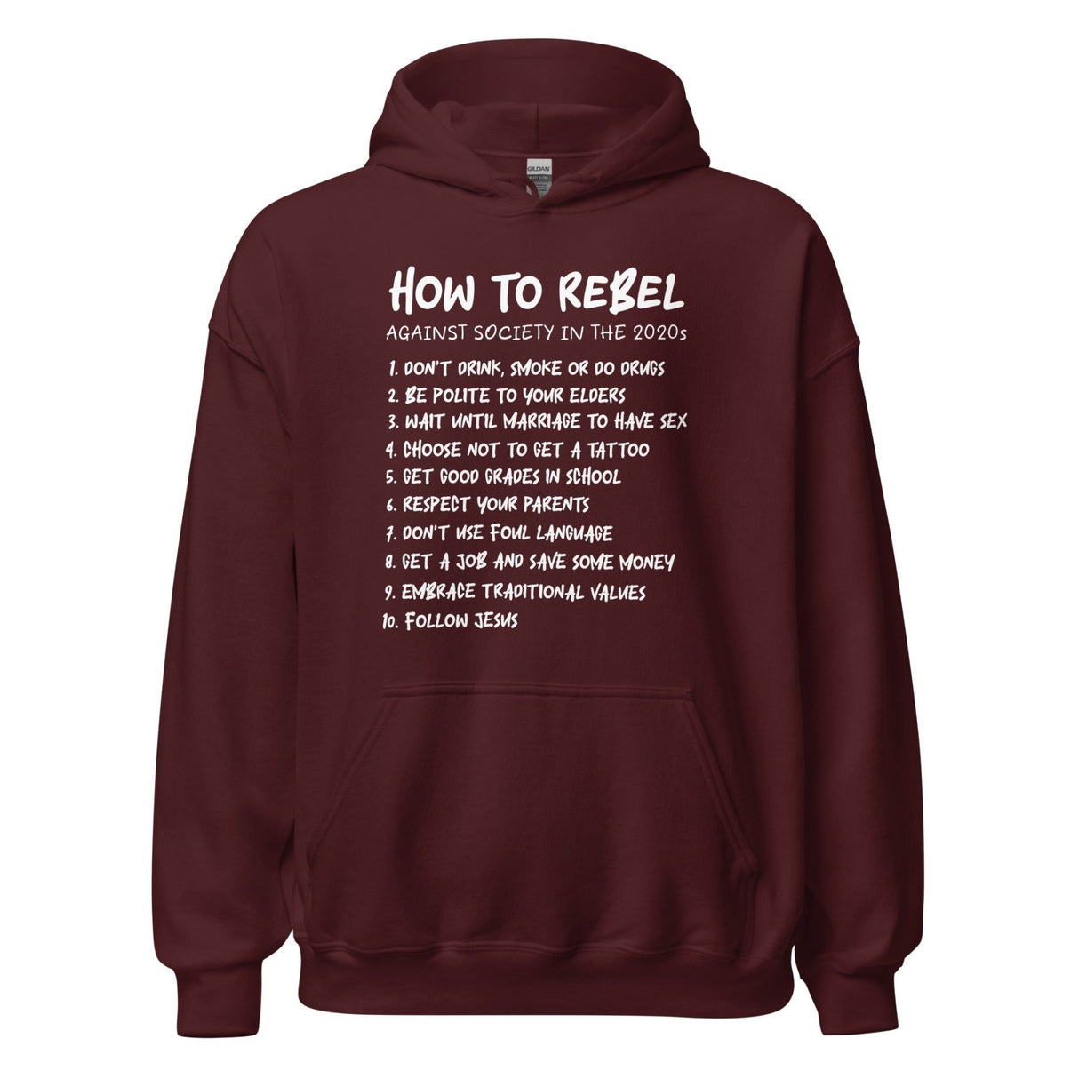 How To Rebel Against Society in The 2020s Hoodie