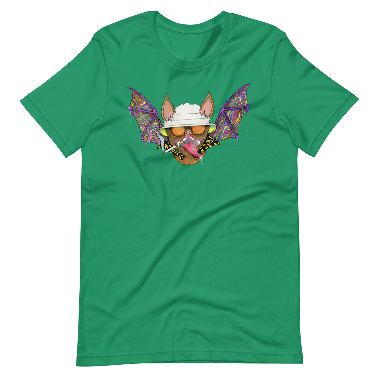 Hunter S. Thompson Psychedelic Bat Shirt