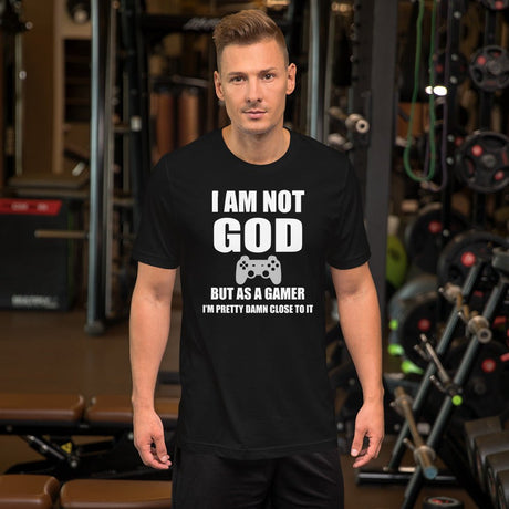 I Am Not God Gamer Shirt