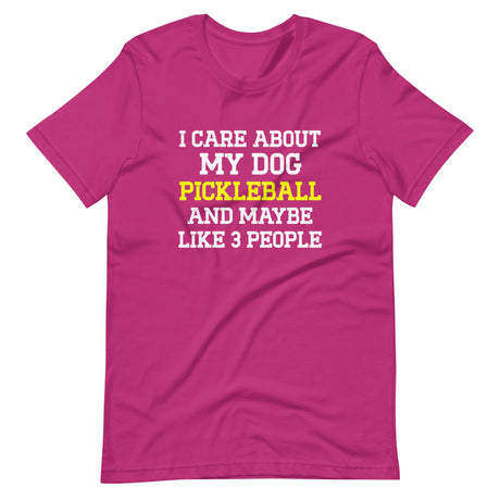 I Care About My Dog and Pickleball Shirt