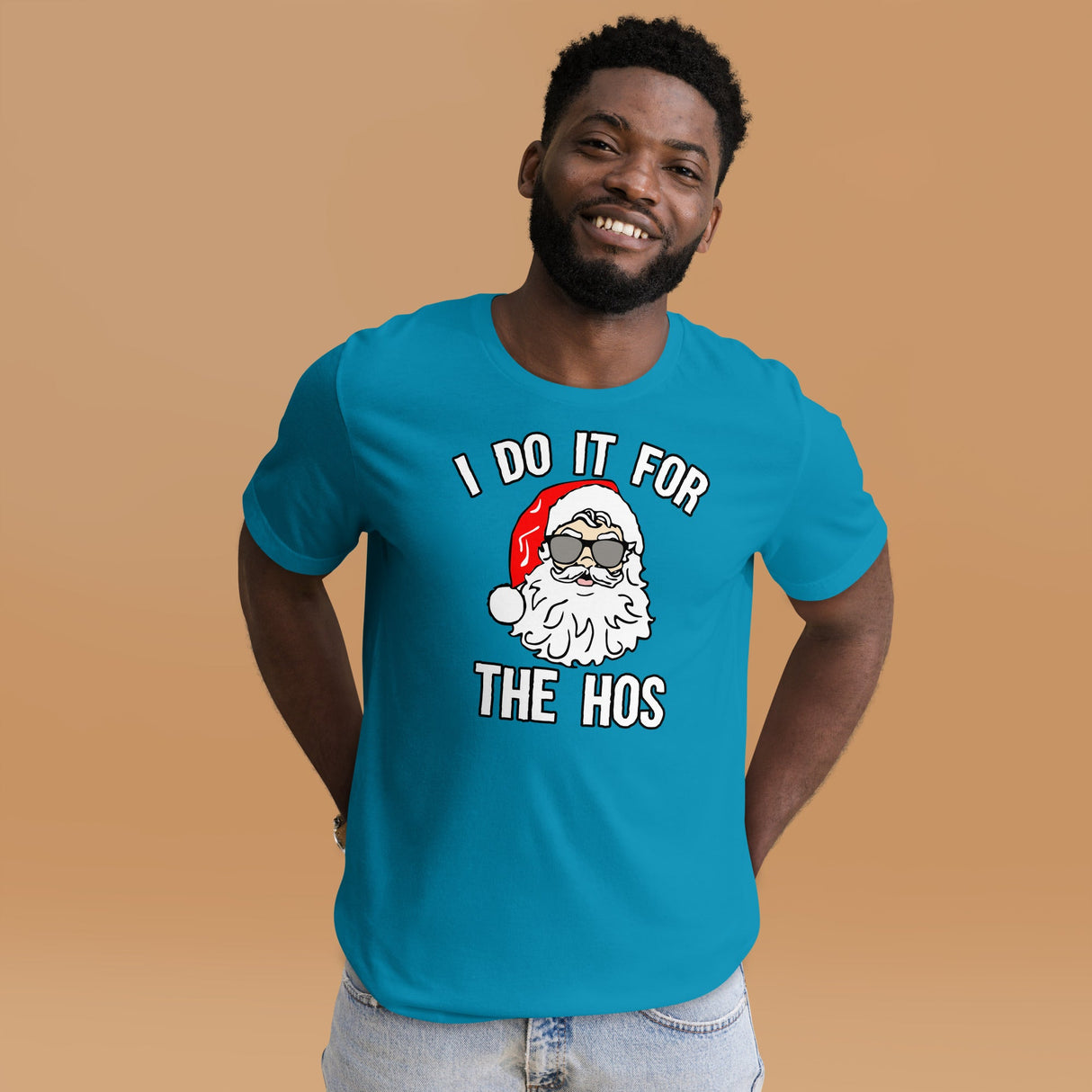 I Do It For The Hos Christmas Santa Shirt