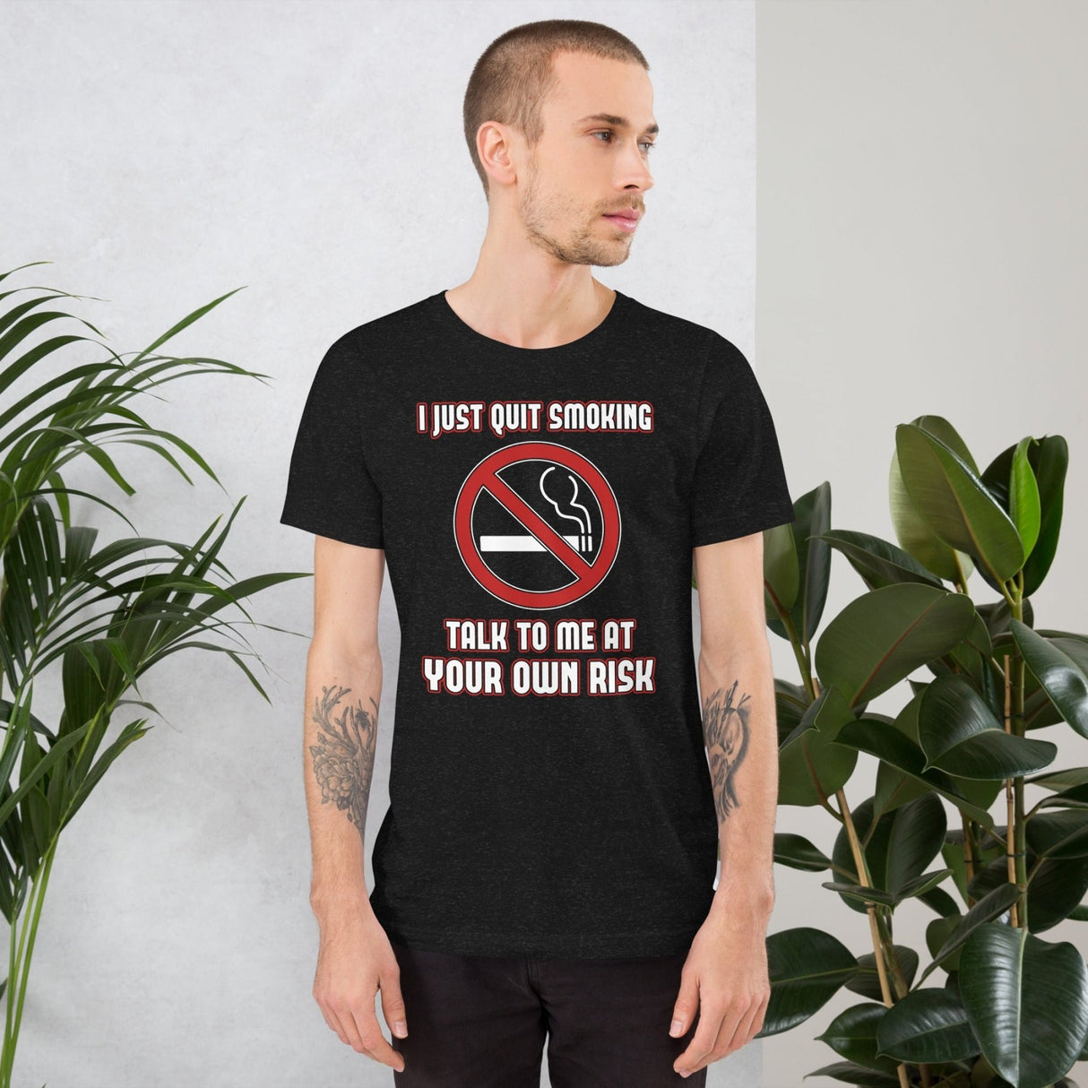 I Just Quit Smoking Talk to Me at Your Own Risk Shirt