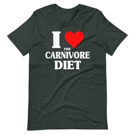 I Love Carnivore Diet Shirt