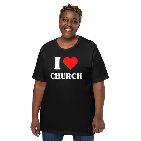 I Love Church Shirt