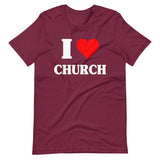 I Love Church Shirt