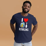 I Love Duckpin Bowling Shirt