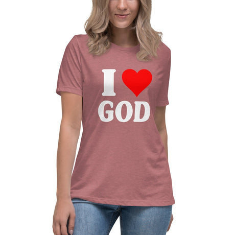 I Love God Women's Shirt