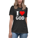 I Love God Women's Shirt