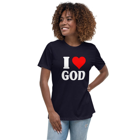 I Love God Women's Shirt