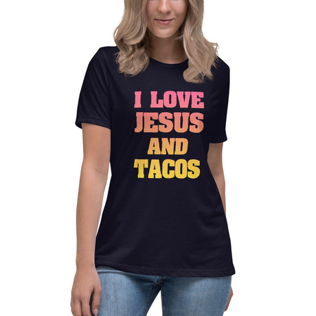 I Love Jesus And Tacos Women's Shirt