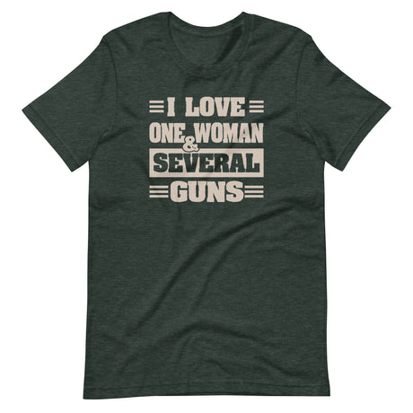 I Love One Woman and Several Guns Shirt