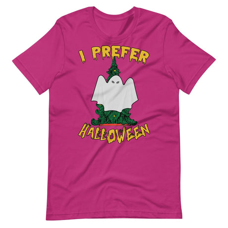 I Prefer Halloween Christmas Shirt