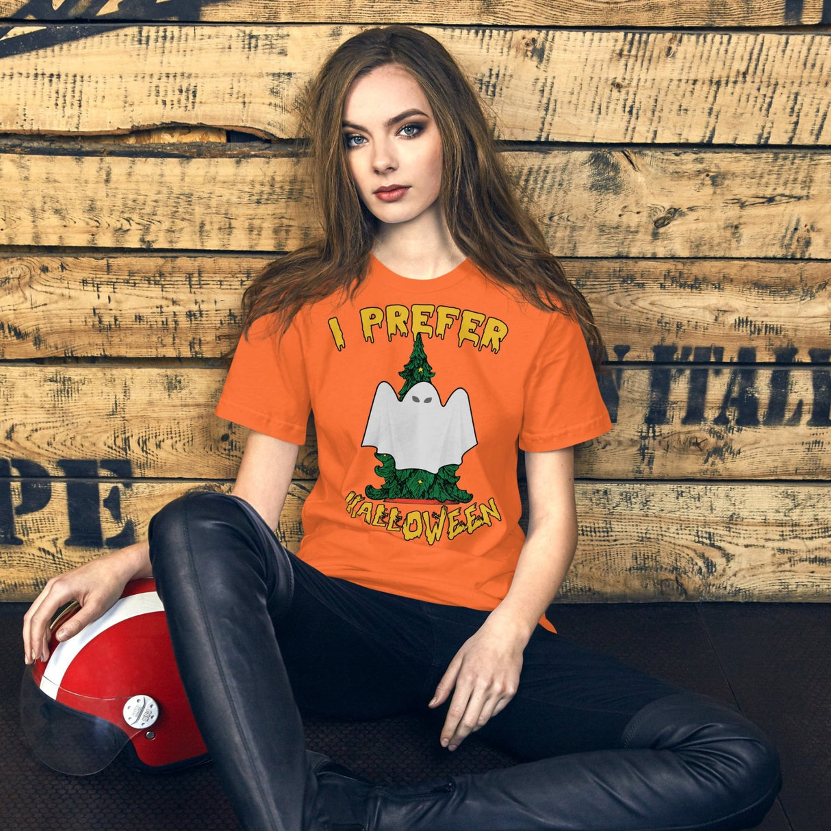 I Prefer Halloween Christmas Shirt