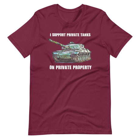 I Support Private Tanks Shirt