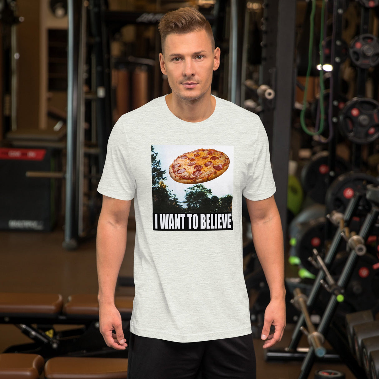 I Want To Believe Pizza Shirt