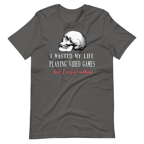 I Wasted My Life Playing Video Games Shirt