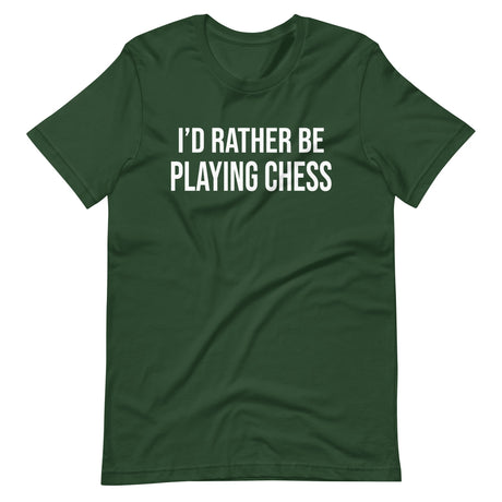 I'd Rather Be Playing Chess Shirt