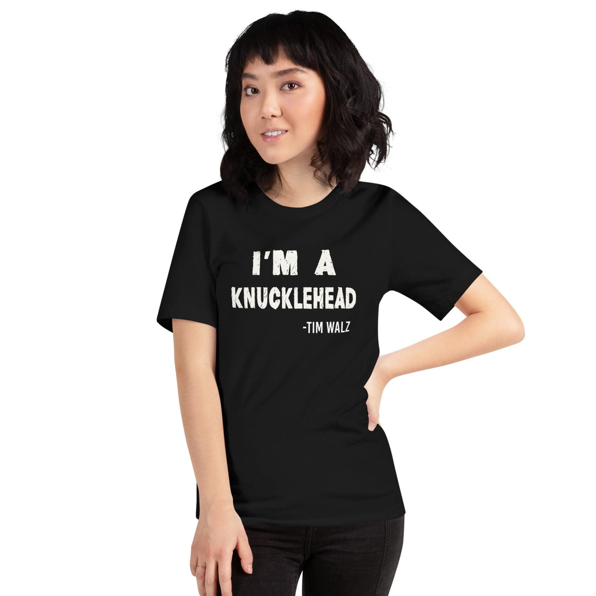 I'm a Knucklehead Tim Walz Quote Shirt