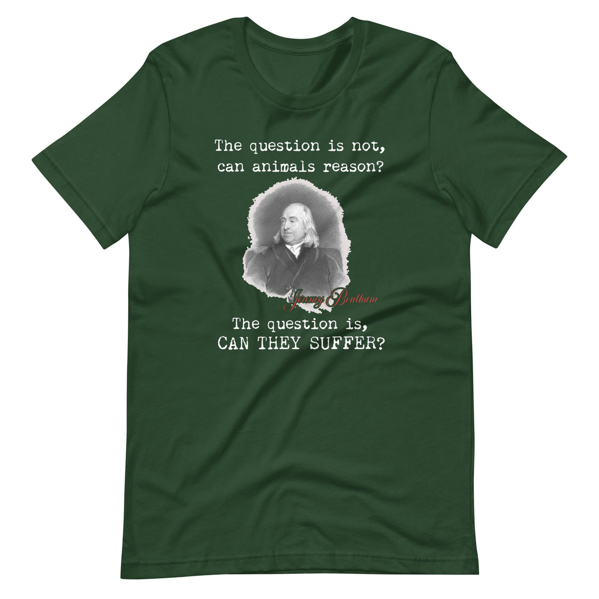 Jeremy Bentham Vegan Quote Shirt