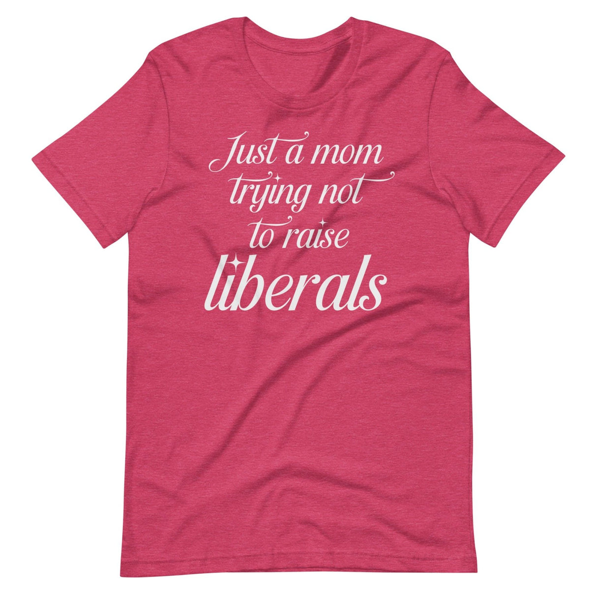 Just A Mom Trying Not To Raise Liberals Shirt