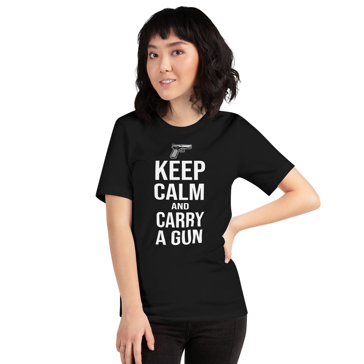 Keep Calm and Carry a Gun Shirt