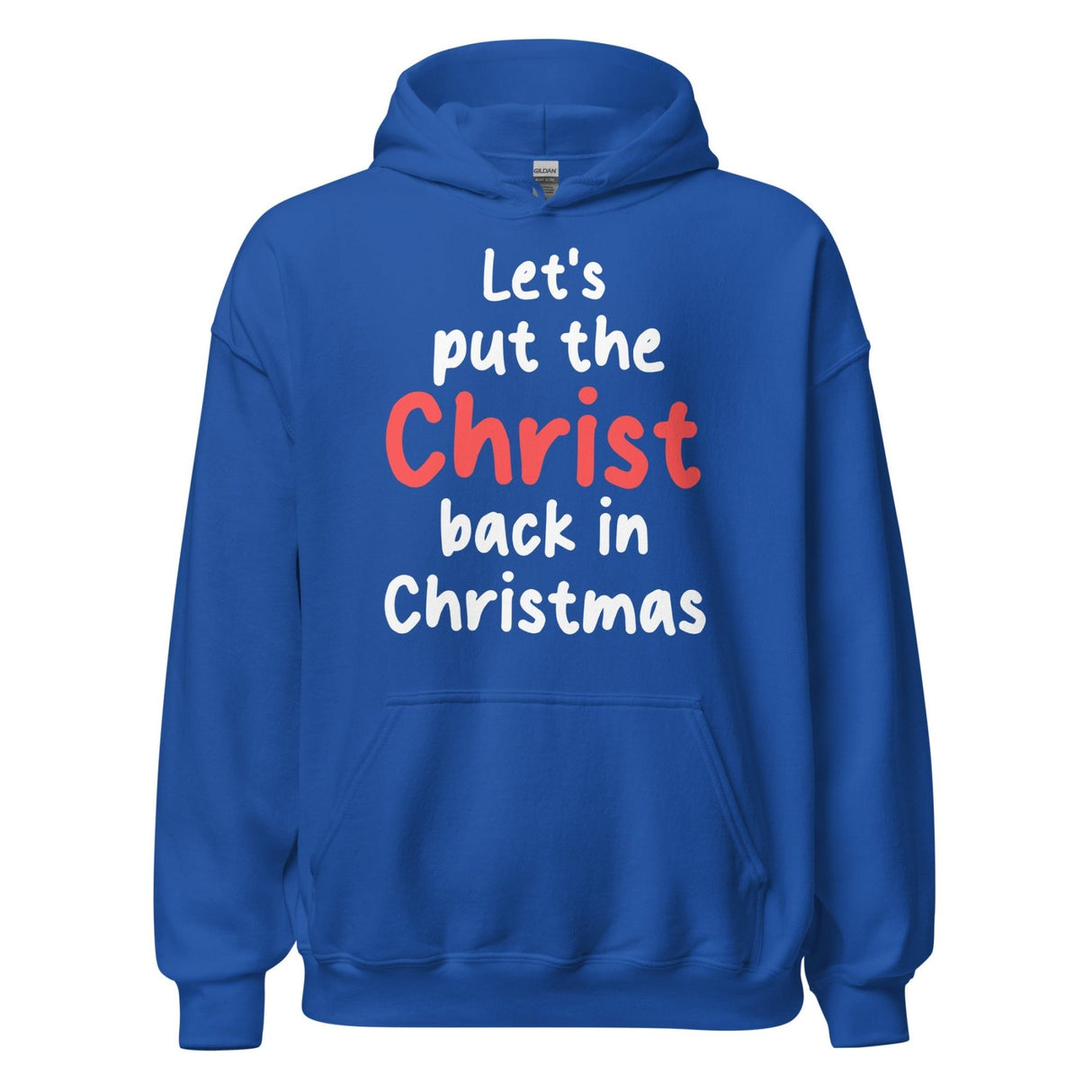 Let's Put The Christ Back in Christmas Hoodie