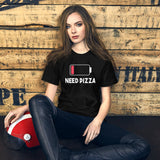 Low Battery Need Pizza Shirt