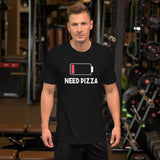 Low Battery Need Pizza Shirt