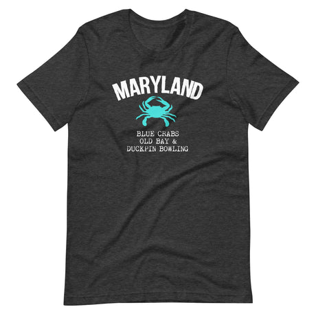 Maryland Blue Crabs Old Bay And Duckpin Bowling Shirt