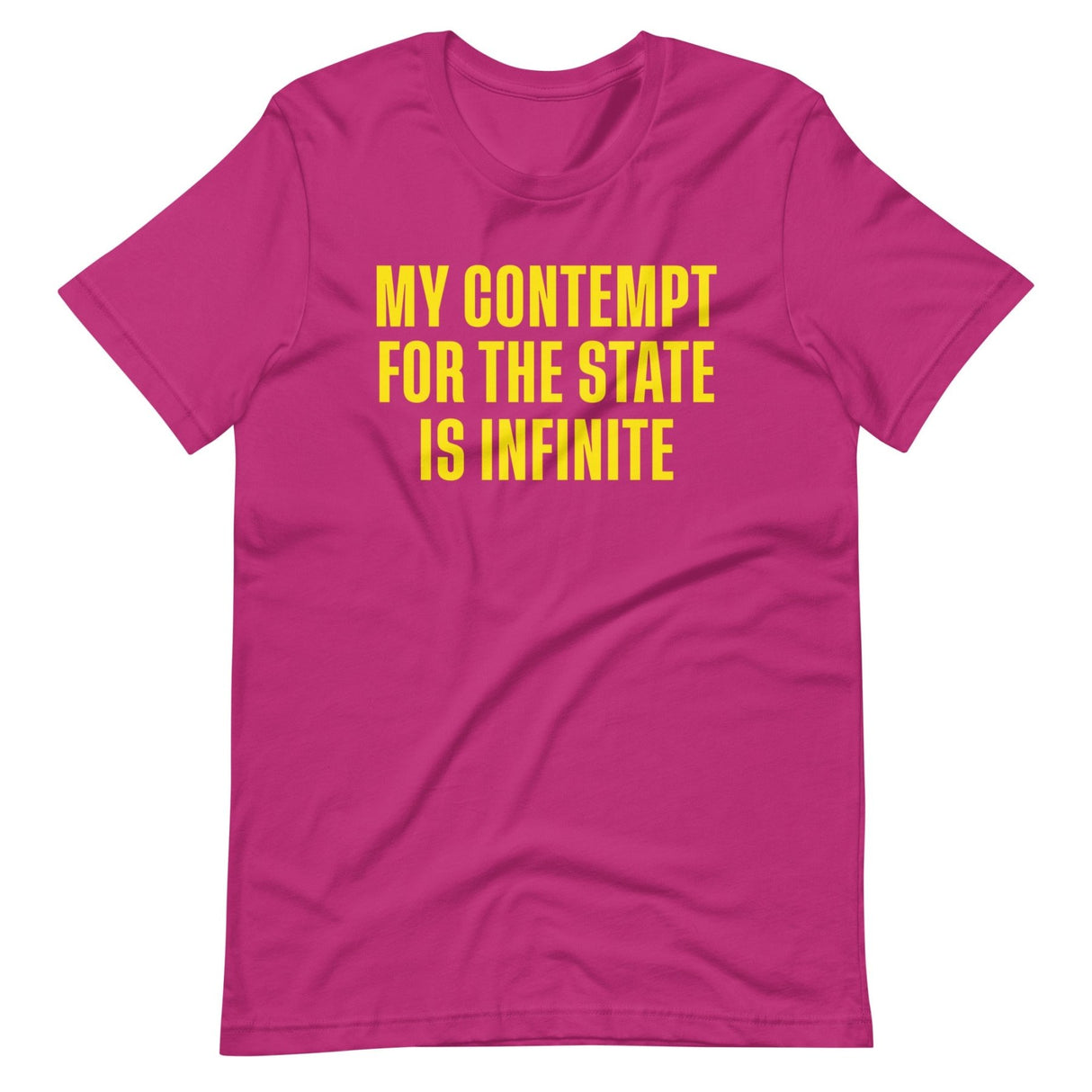 My Contempt For The State Is Infinite Shirt