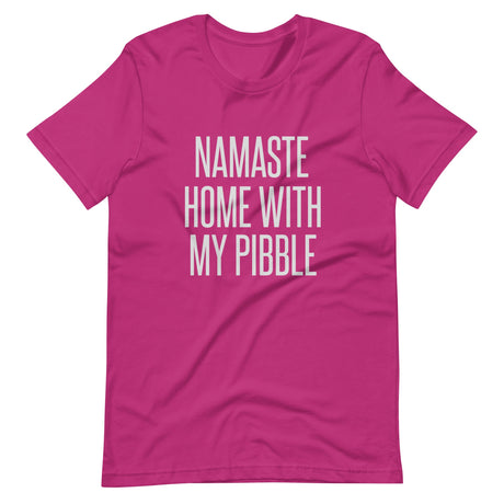 Namaste Home With My Pibble Shirt