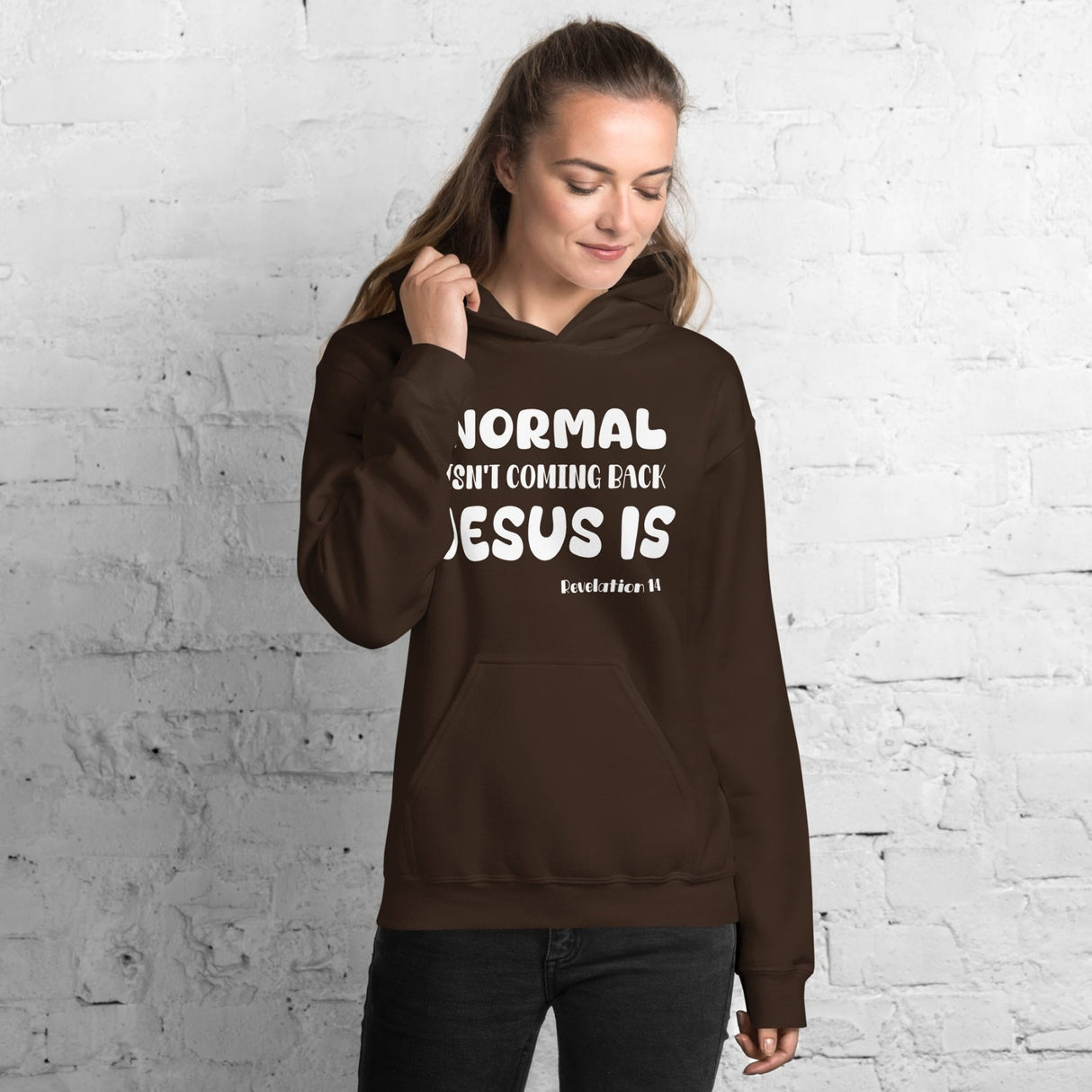 Normal Isn't Coming Back Jesus is Hoodie