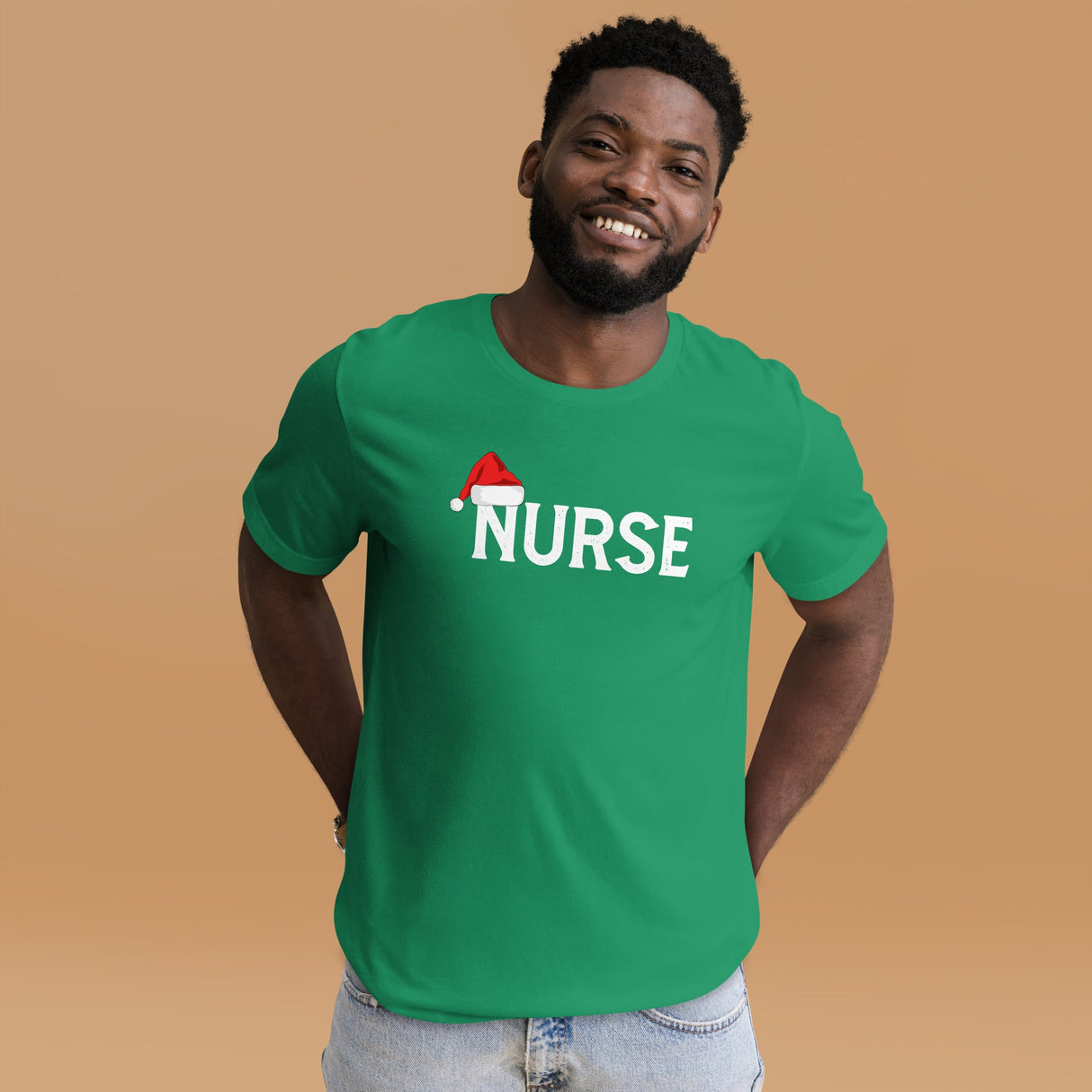 Nurse With Santa Hat Shirt