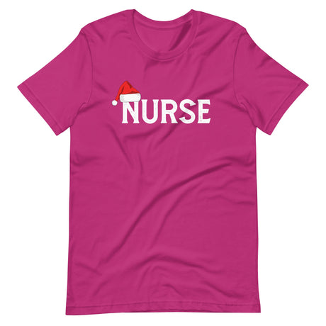 Nurse With Santa Hat Shirt