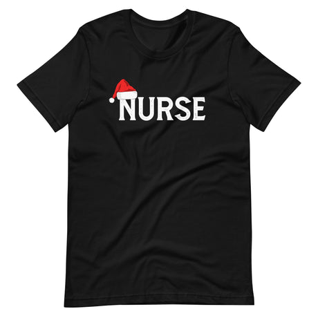 Nurse With Santa Hat Shirt