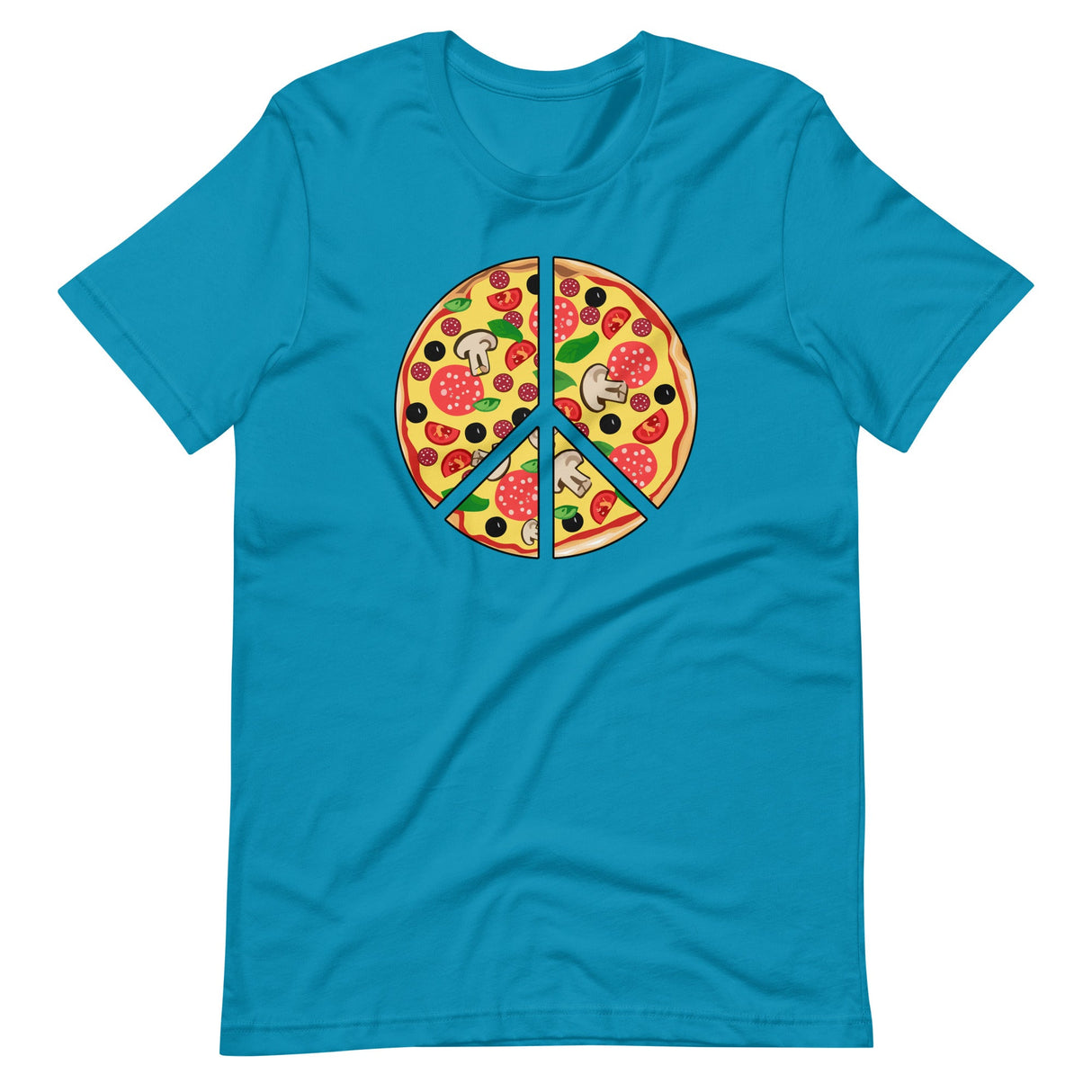 Peace Sign Pizza Shirt