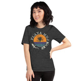 Playa Mujeres Distressed Palm Tree Shirt