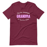 Pop The Champagne Grandma Is My New Name Shirt