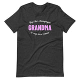 Pop The Champagne Grandma Is My New Name Shirt