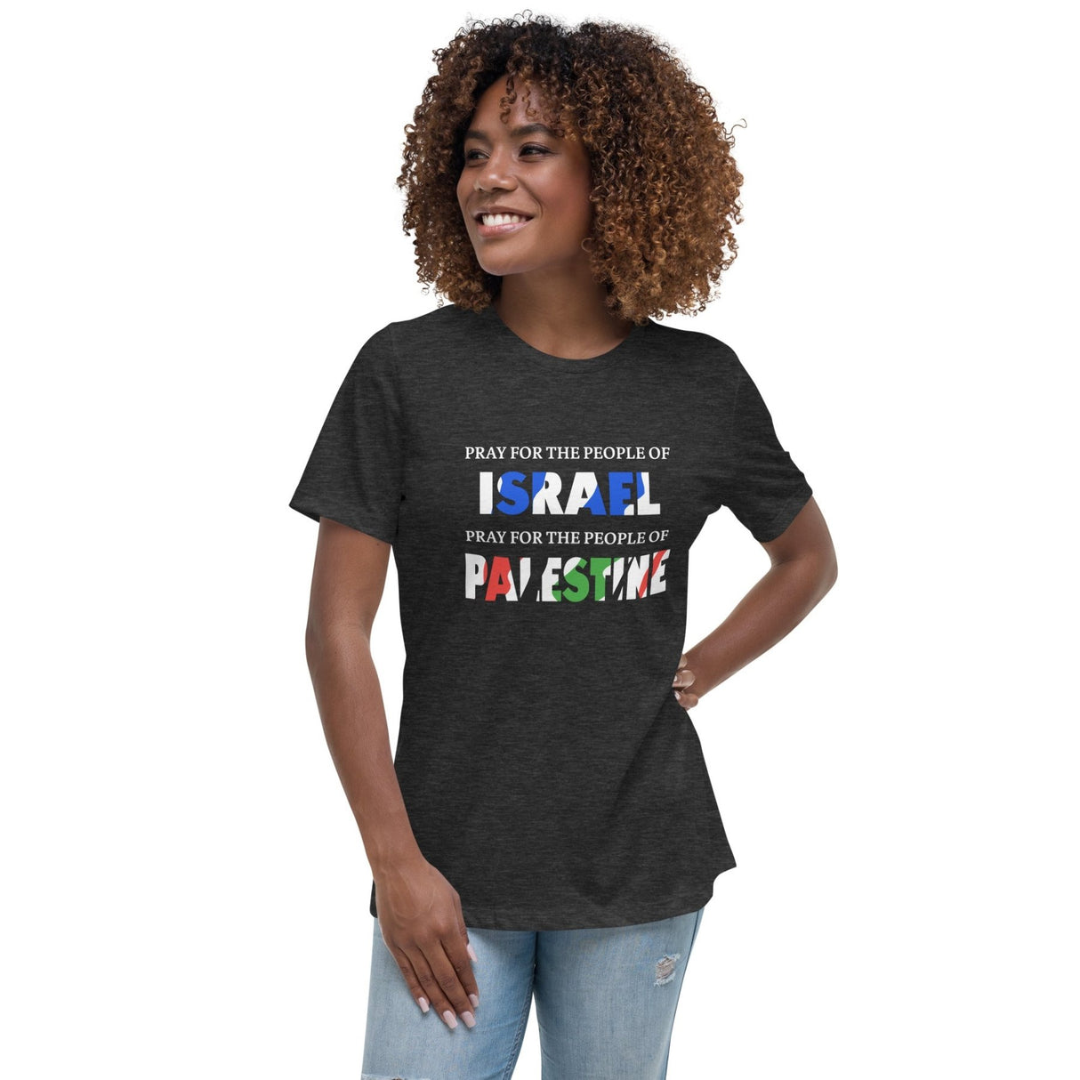 Pray For Israel Pray For Palestine Women's Shirt