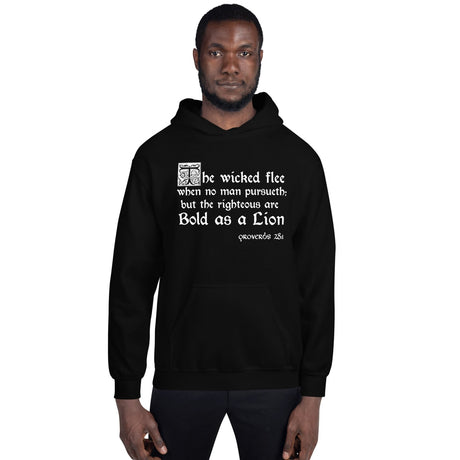 Proverbs 28:1 Hoodie