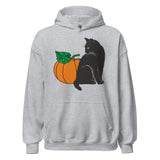 Pumpkin and Black Cat Hoodie