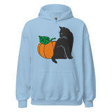 Pumpkin and Black Cat Hoodie